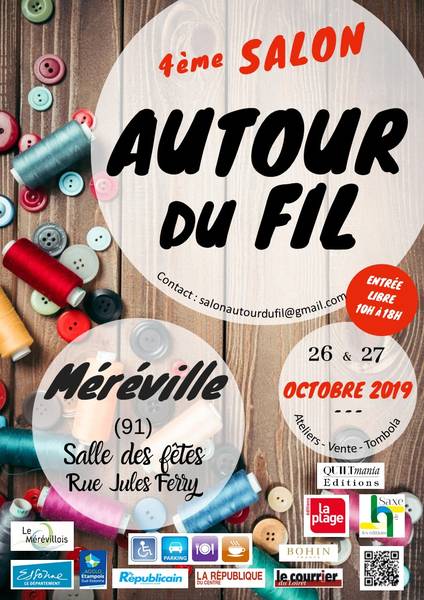 4ème Salon Autour du Fil annoncé sur l'Agenda du Fil - agendadufil.fr