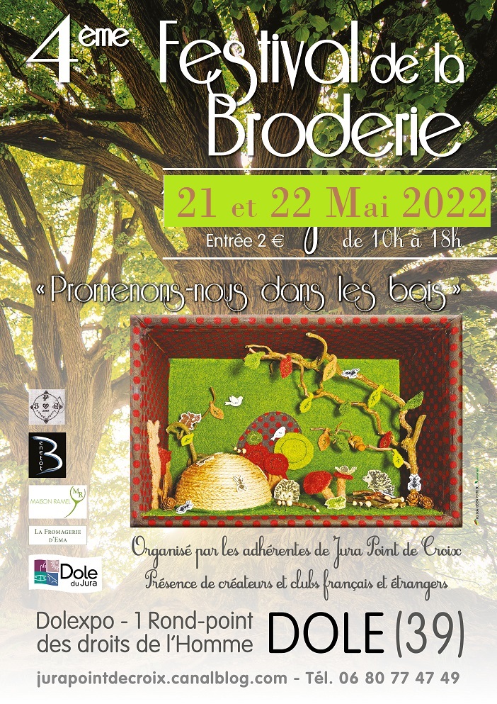 4ème Festival de la Broderie annoncé sur l'Agenda du Fil - agendadufil.fr